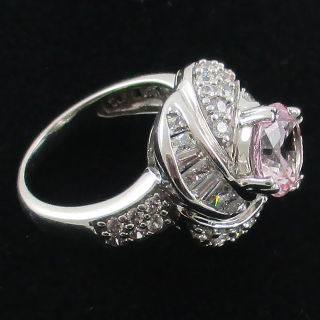 Victoria Wieck Absolute Simulated Diamond Sterling Silver Ring